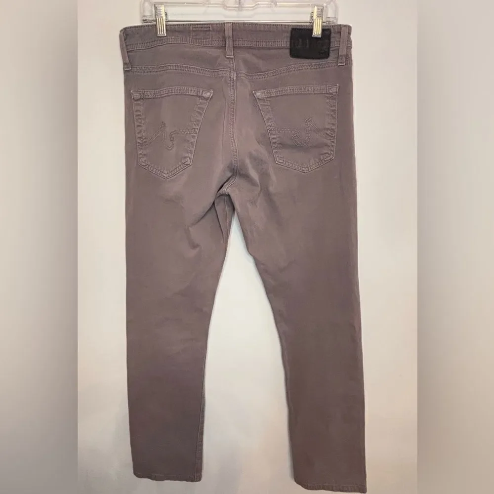 Adriano Goldschmidt GUC gray tailored leg pants Size 32 X 32